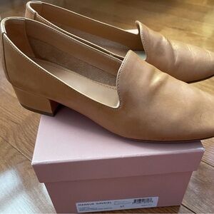 Mansur Gavriel Vegetable Tanned Vachetta Leather Venetian Loafers 6.5 Women